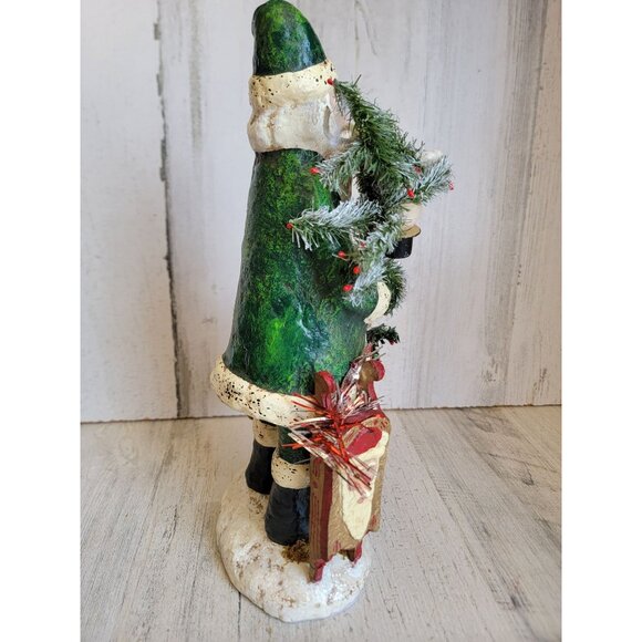 Dept 56 antique Santa country sampler unique figure toy decor Xmas - Picture 4 of 8